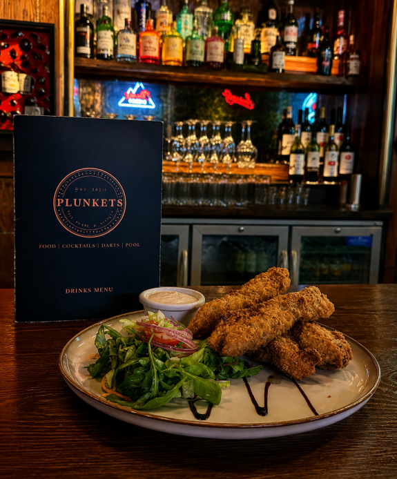 Homemade Chicken Tenders at Plunkets Pub Dublin