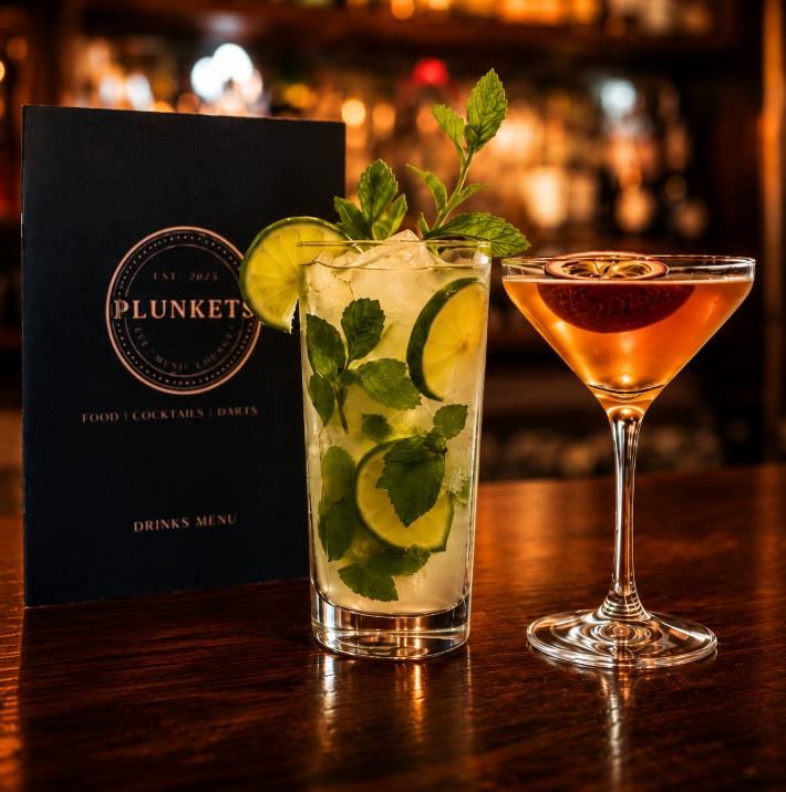 2 for 1 Cocktails at Plunkets Pub Dublin