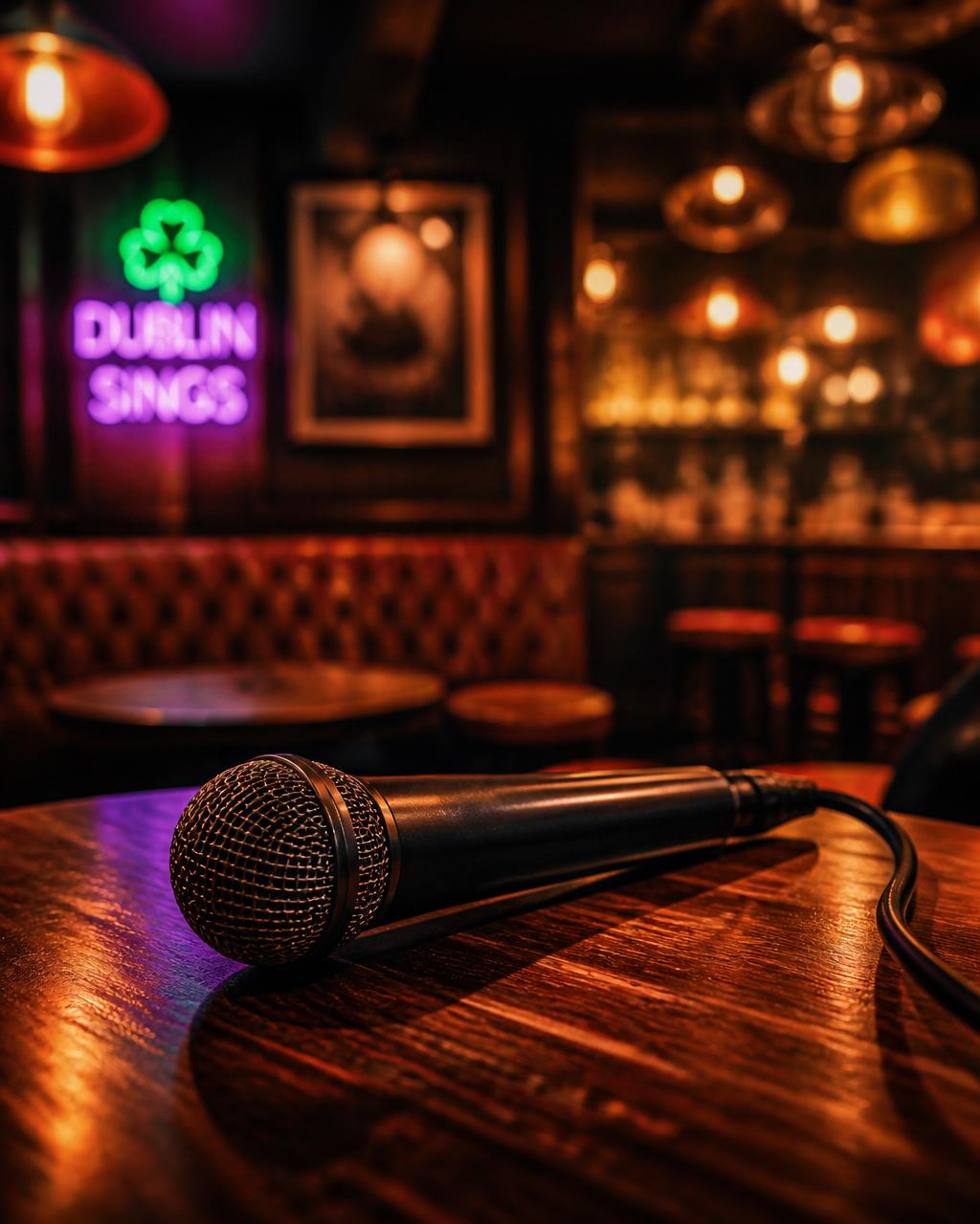 Karaoke lounge night at Plunkets Pub Dublin
