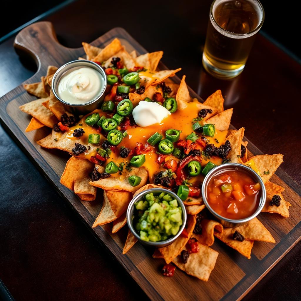 Nachos Sharing Board at Plunkets Pub Dublin